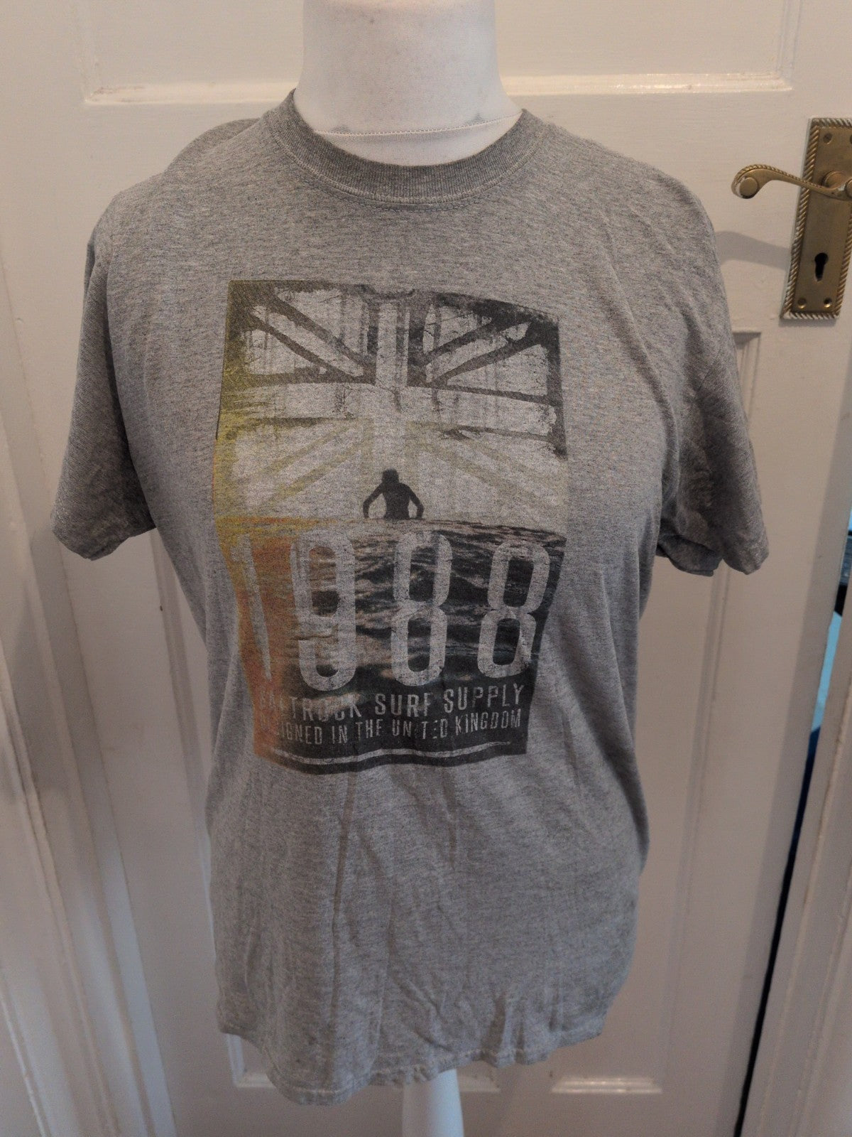 Saltrock Medium Grey Print Short Sleeve T-shirt