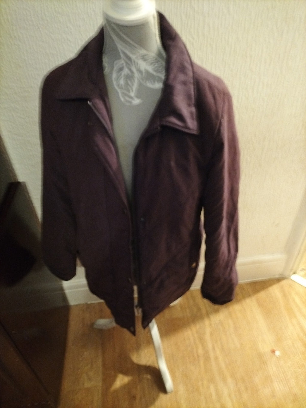 Ladies Purple Size 12 Overcoat
