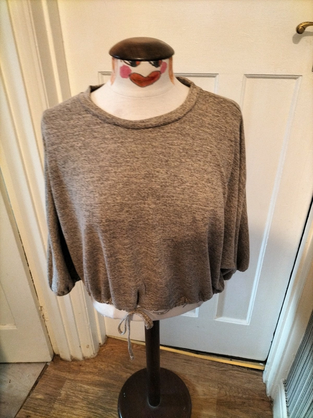 Ladies George Small Stone Coloured Long Sleeve Top