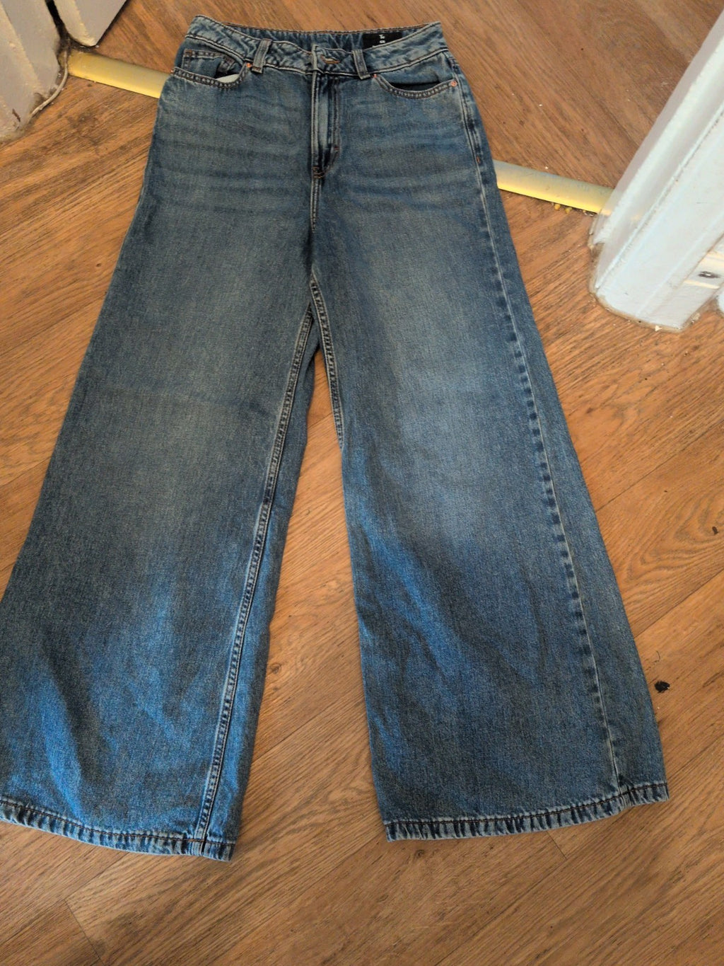Ladies Tu 6R Palazzo Flare Denim Jeans