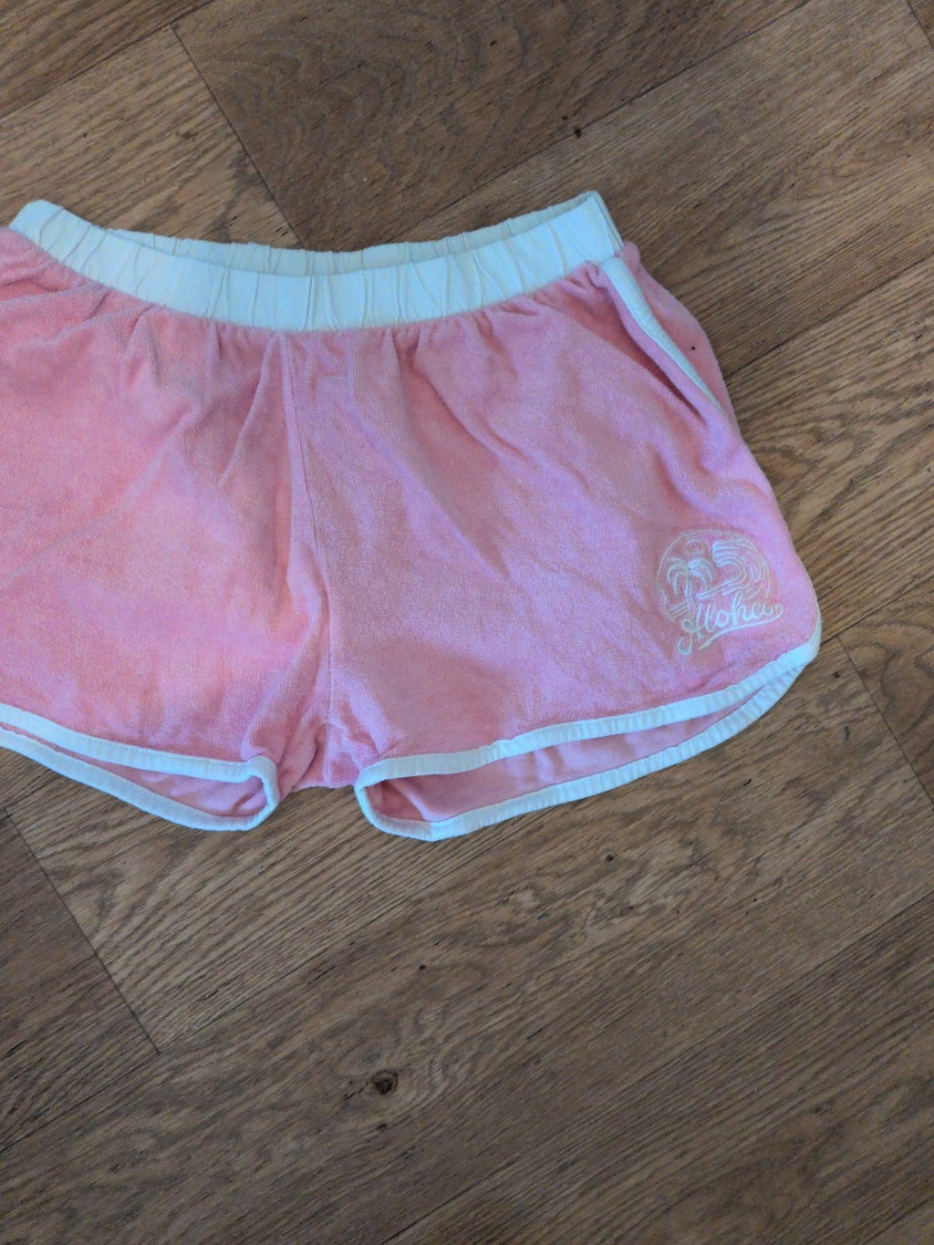 Primark 11-12 Years Pink With White Trim Hot Pants