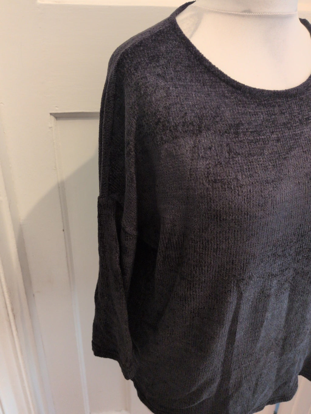 Tu 18 Black Half Sleeve Jumper