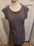 Ladies Smash! Size Large Grey Patterned Sleeveless Dress