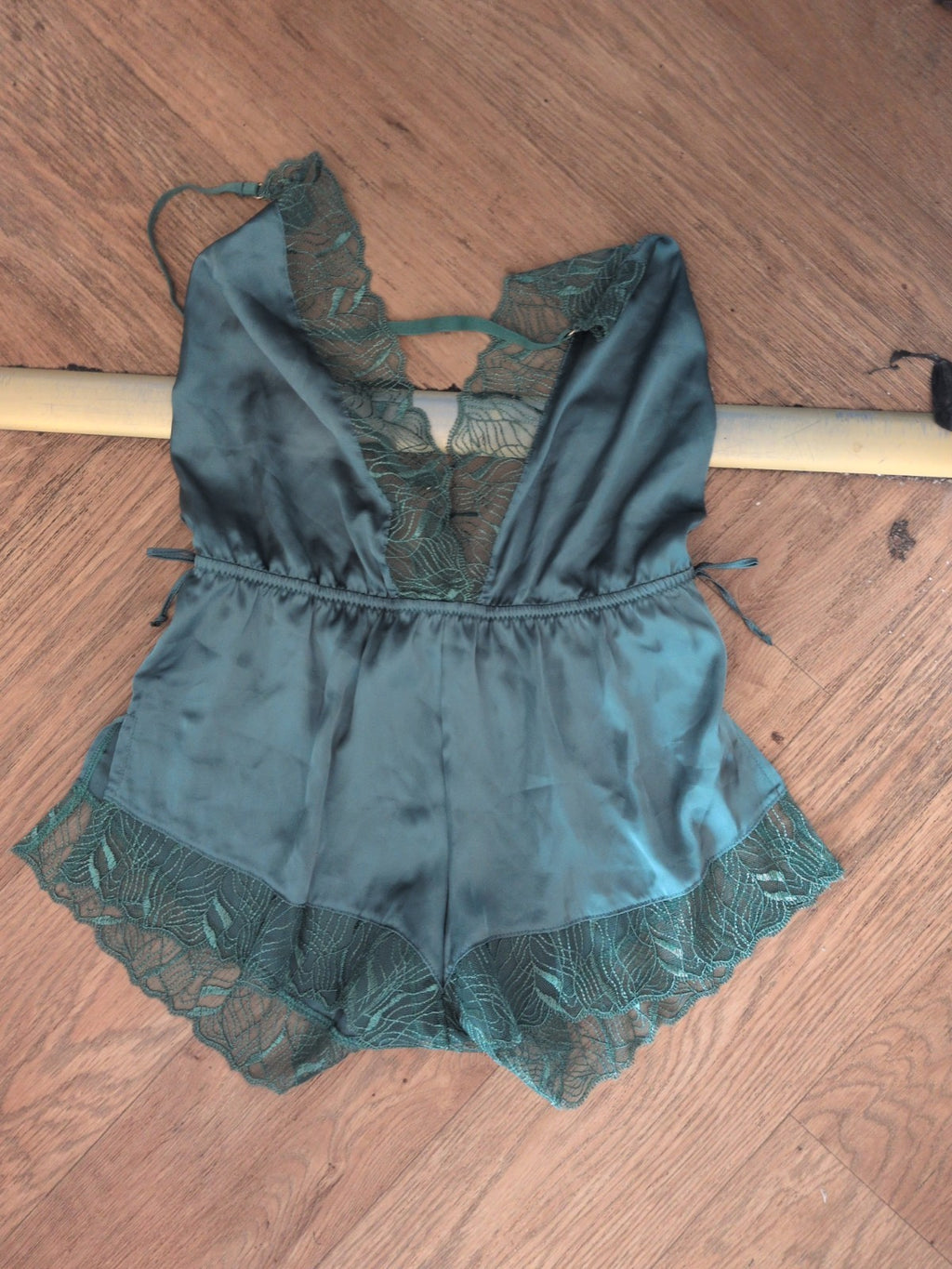 Primark 10-12 Teal Lacey Bodysuit