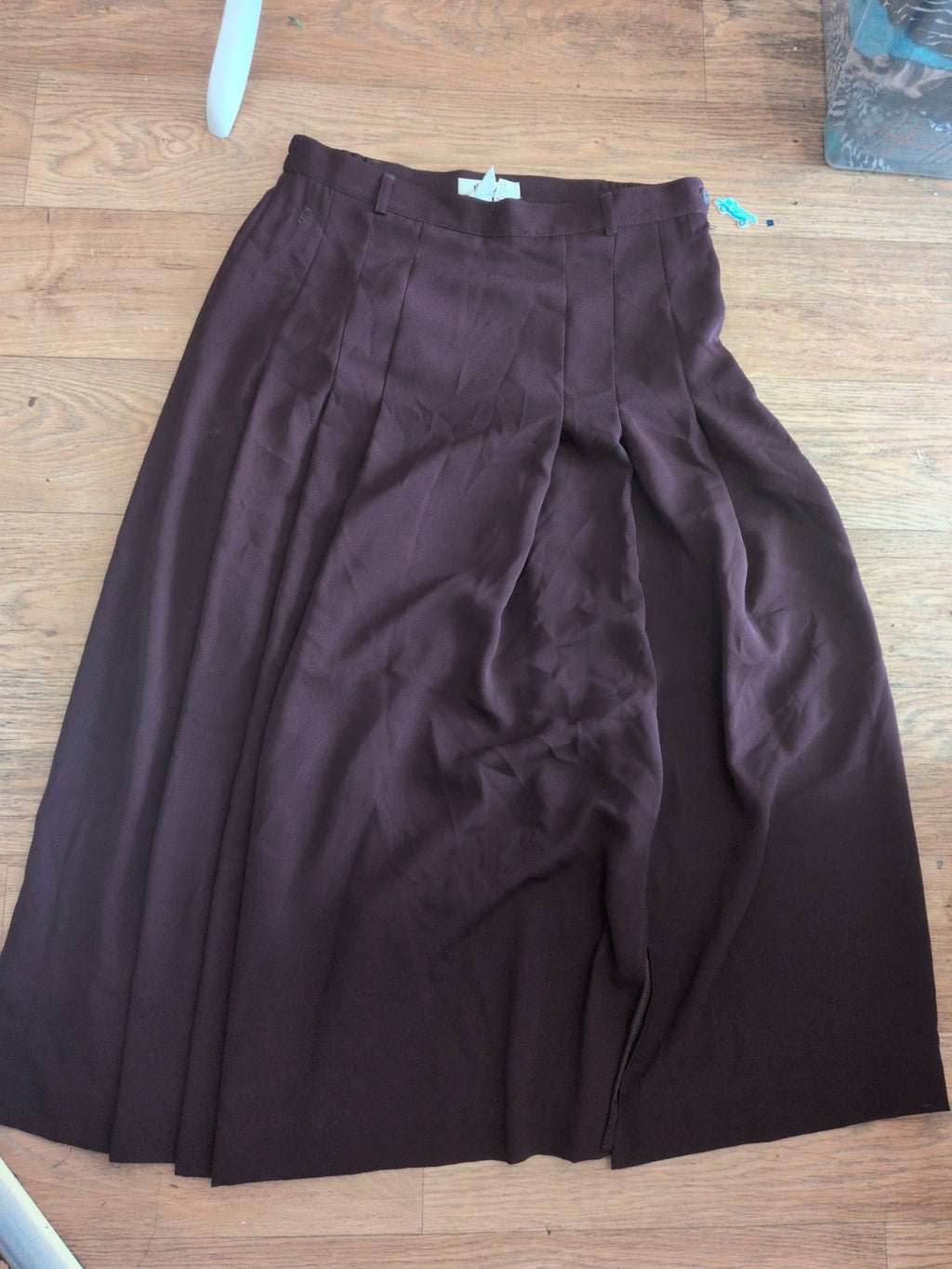 Gardeur 16 Purple Lined Long Length Flare Skirt