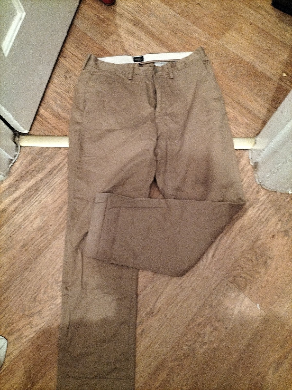 Mens J.Crew Size 32" Camel Urban Slim Chino Small Marks