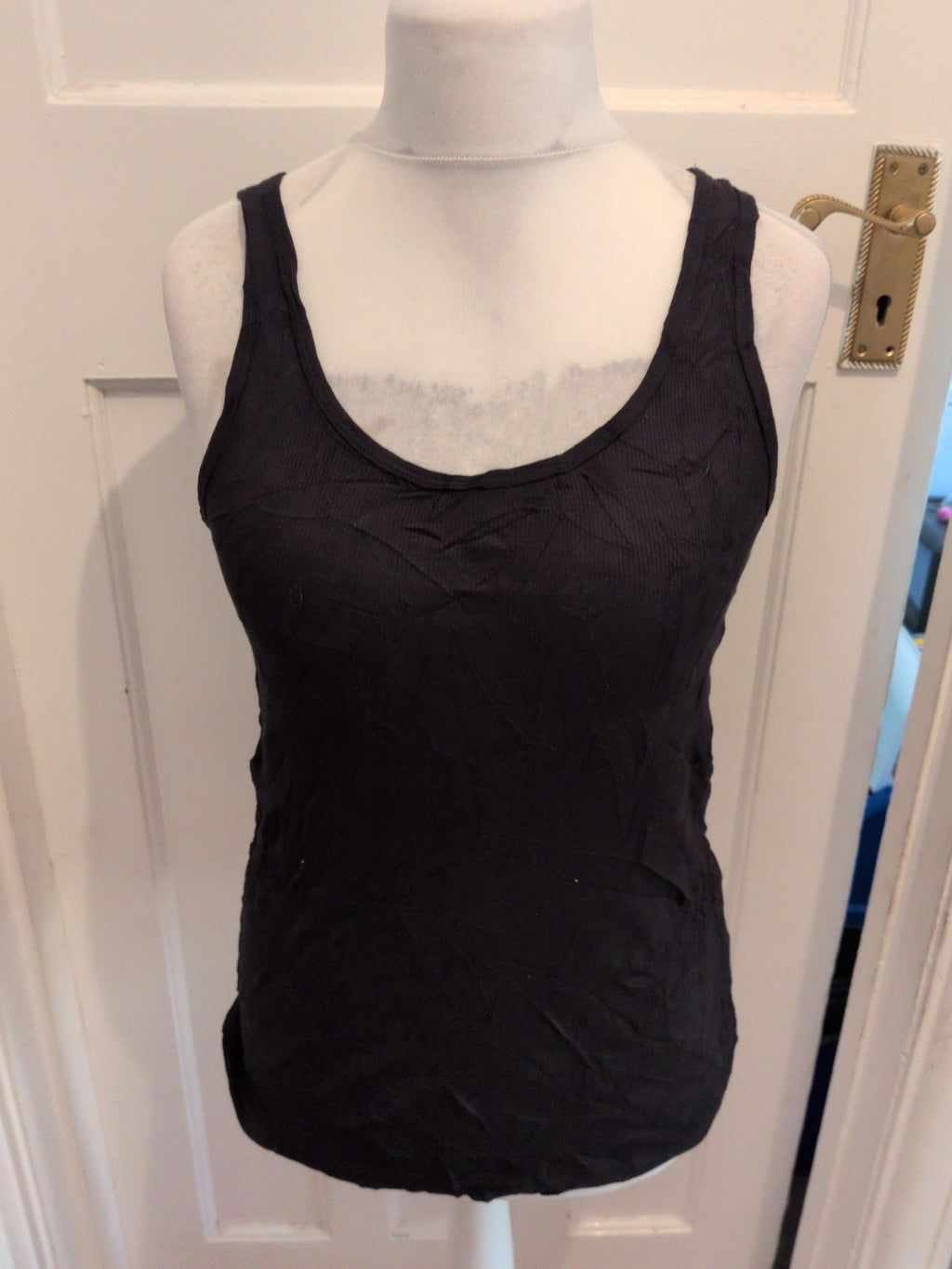 Papaya 16 Favourite Vest Black Pure Cotton T-shirt