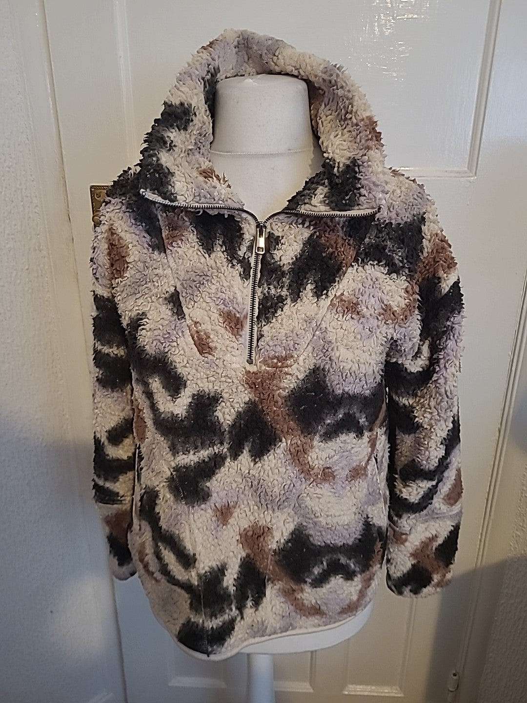 Next Size Small Multicoloured Fluffy Warm Pullover Jumper