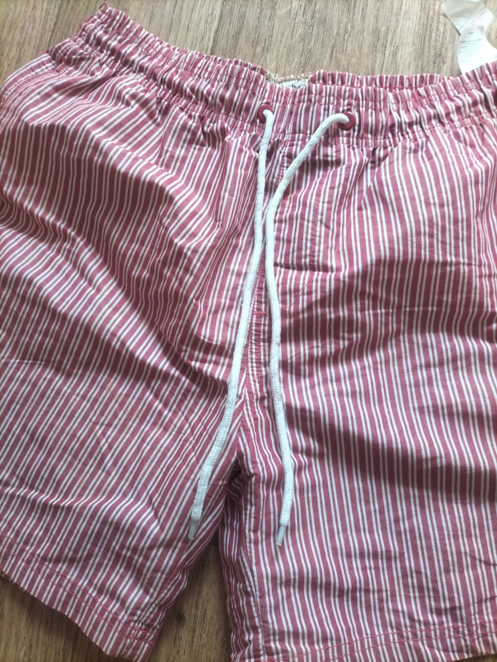 Mens Cs Active Size Small Red White Mesh Lined Elasticated Shorts
