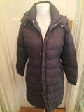 Ladies Berghaus Size 10 Black Lined Puffer Jacket Longline