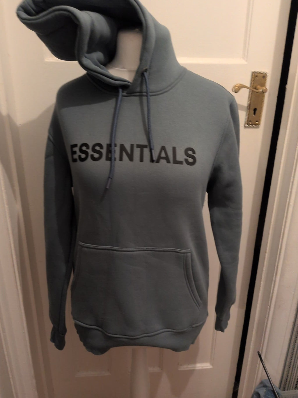 Essentials Small Blue Print Pullover Hoodie