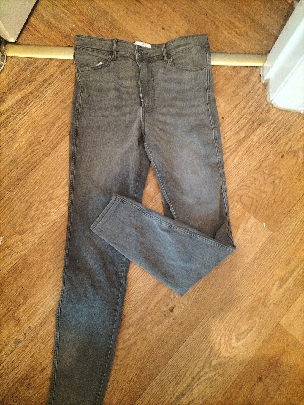 H&M 14 Grey Skinny Jeans