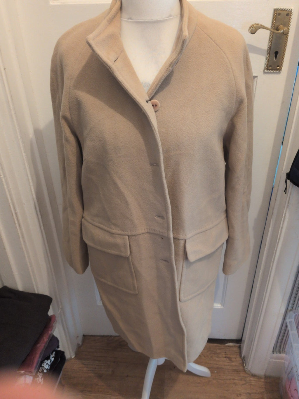 Precis Petite 14 Beige Pale Brown Lined Jacket
