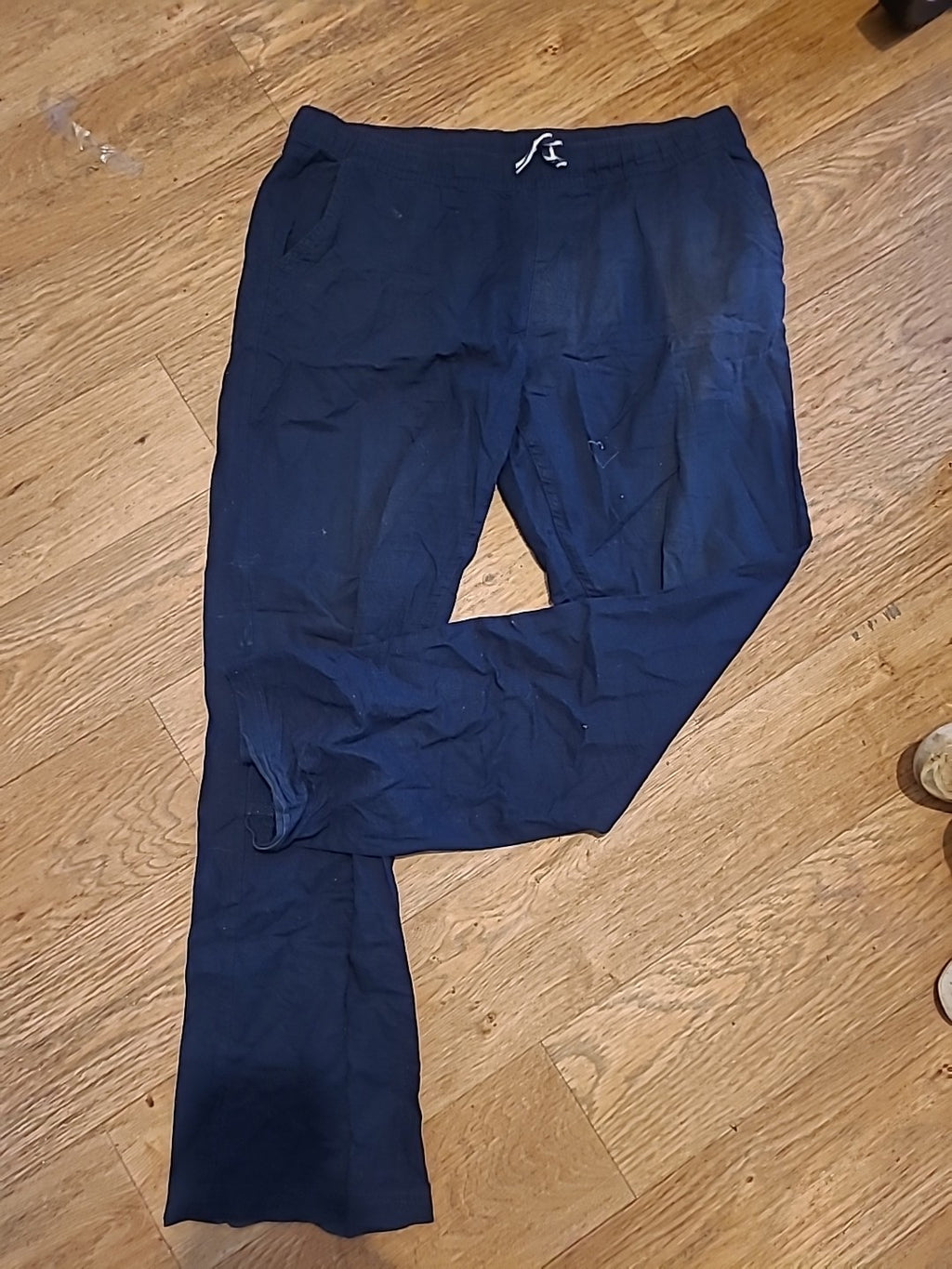 Mens Livergy Size 36" Navy Faded Elasticated Pyjama Bottoms