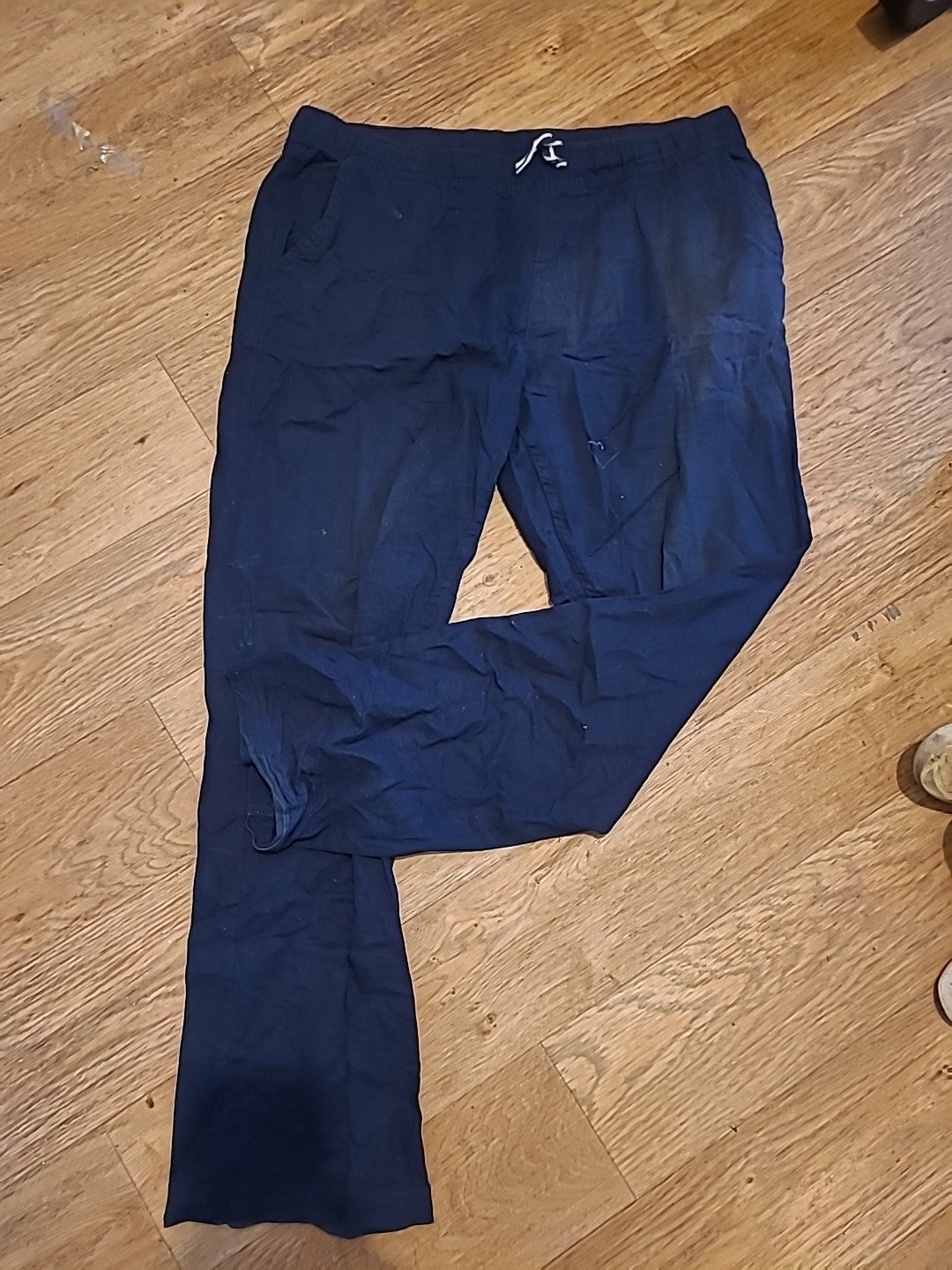 Mens Livergy Size 36" Navy Faded Elasticated Pyjama Bottoms