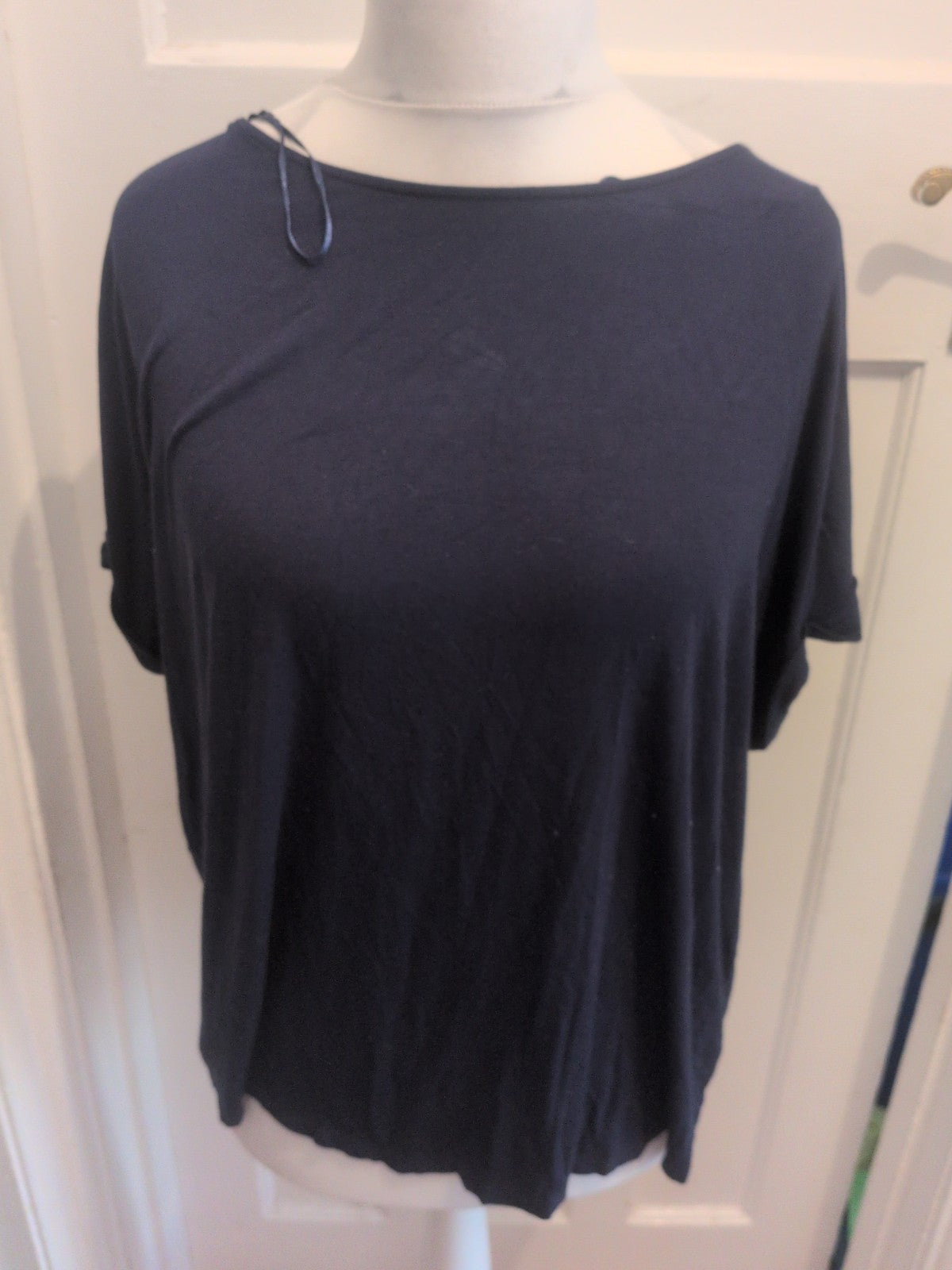 Tu Woman 20 Navy Stretch Short Sleeve T-shirt