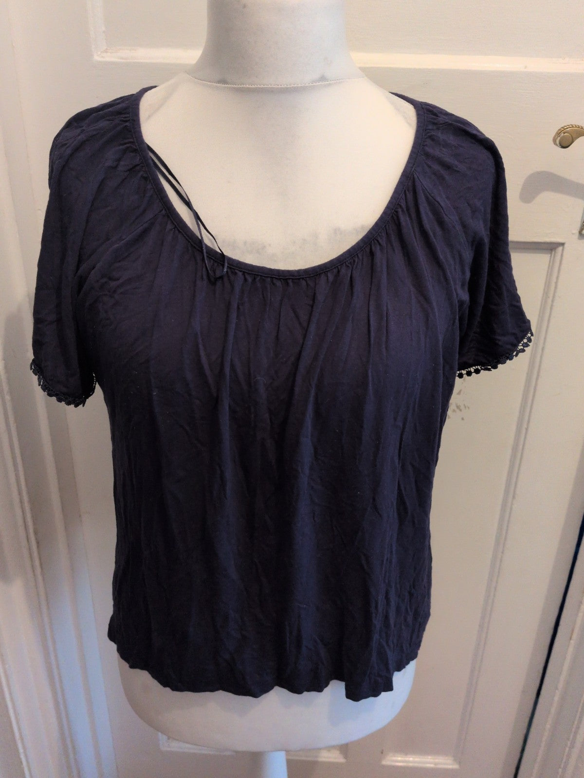 George 16 Navy Short Sleeve Top