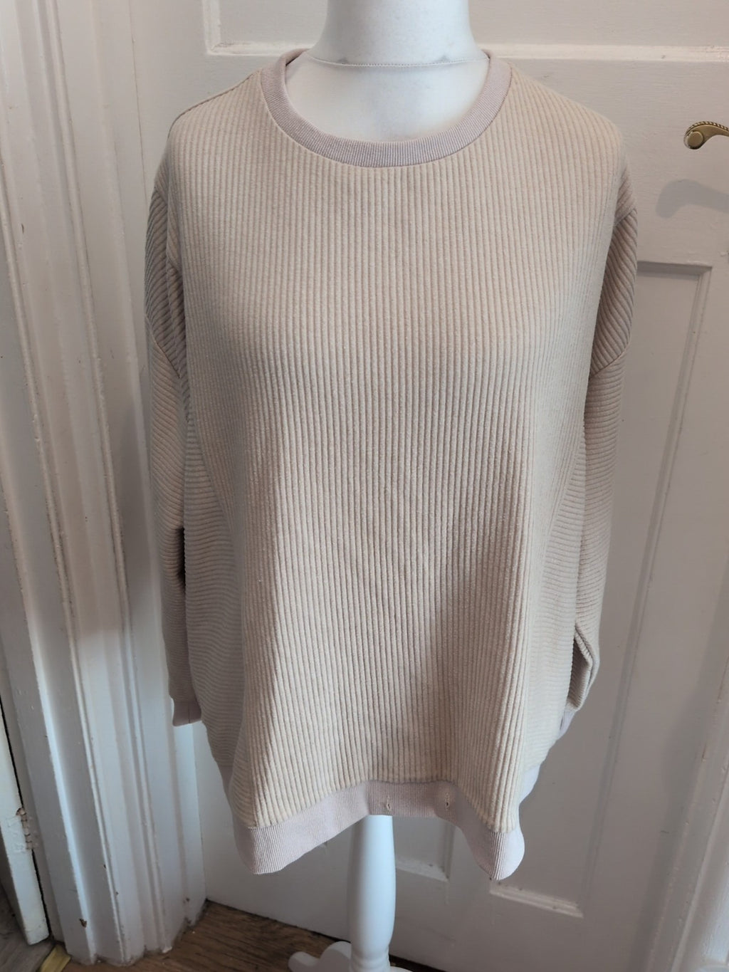 JD Williams 24 Beige Long Sleeve Pullover Jumper