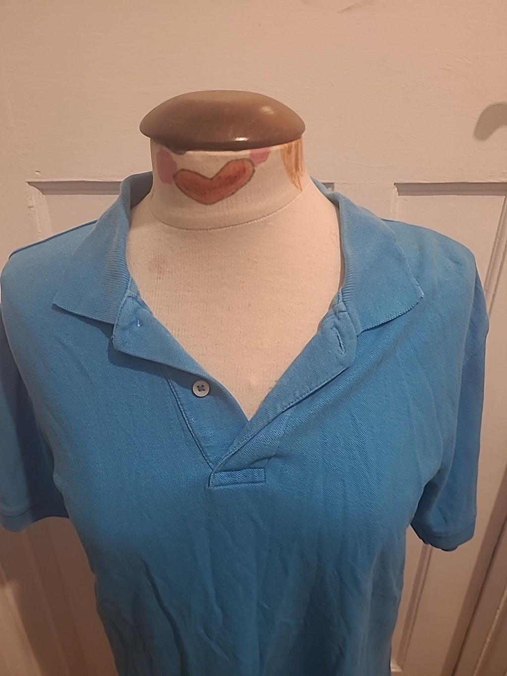 Mens Blue Harbour Size Small Dark Turquoise Short Sleeved Polo