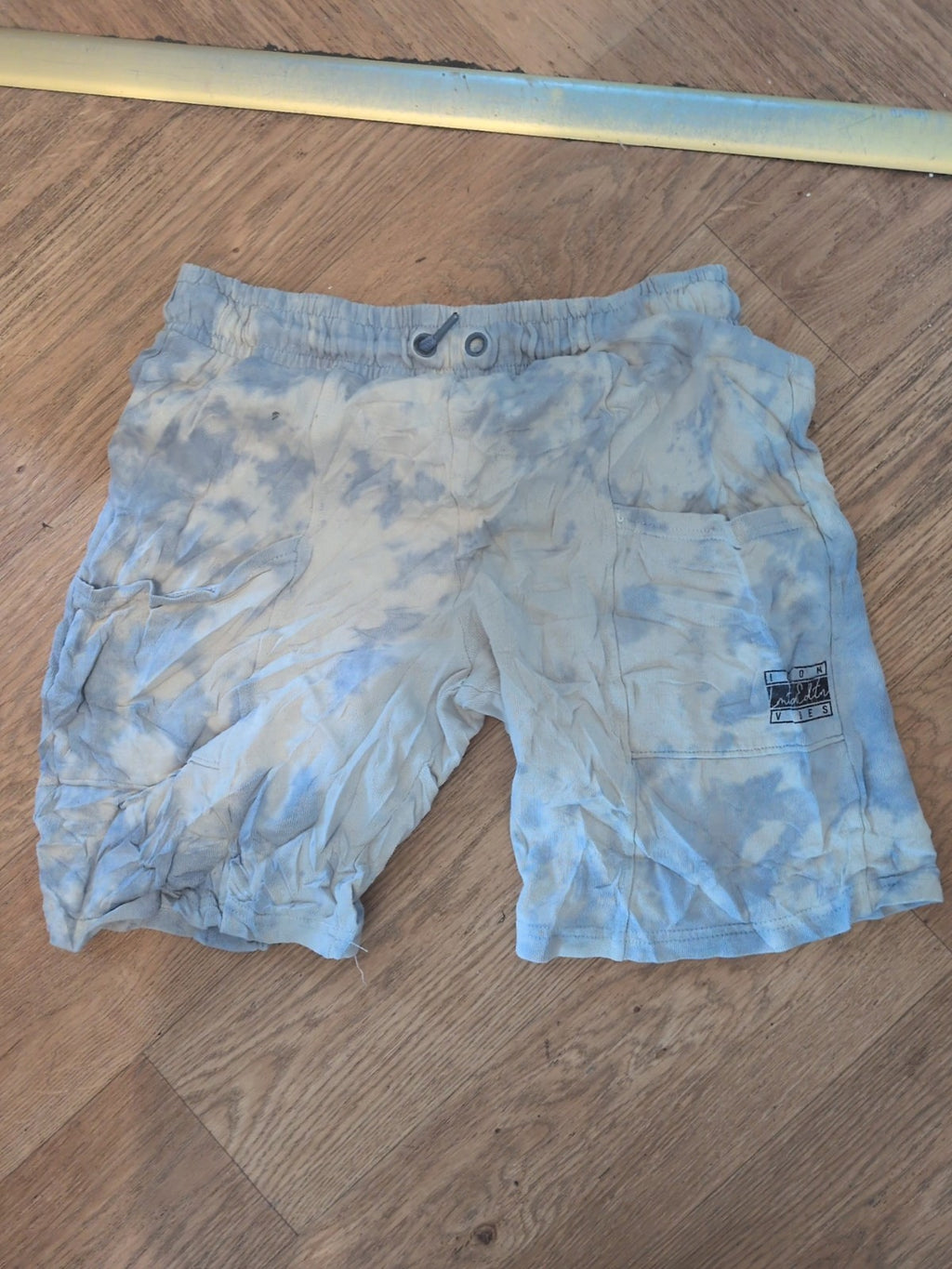 George 13-14 Years Blue And White Elasticated Sweat Shorts