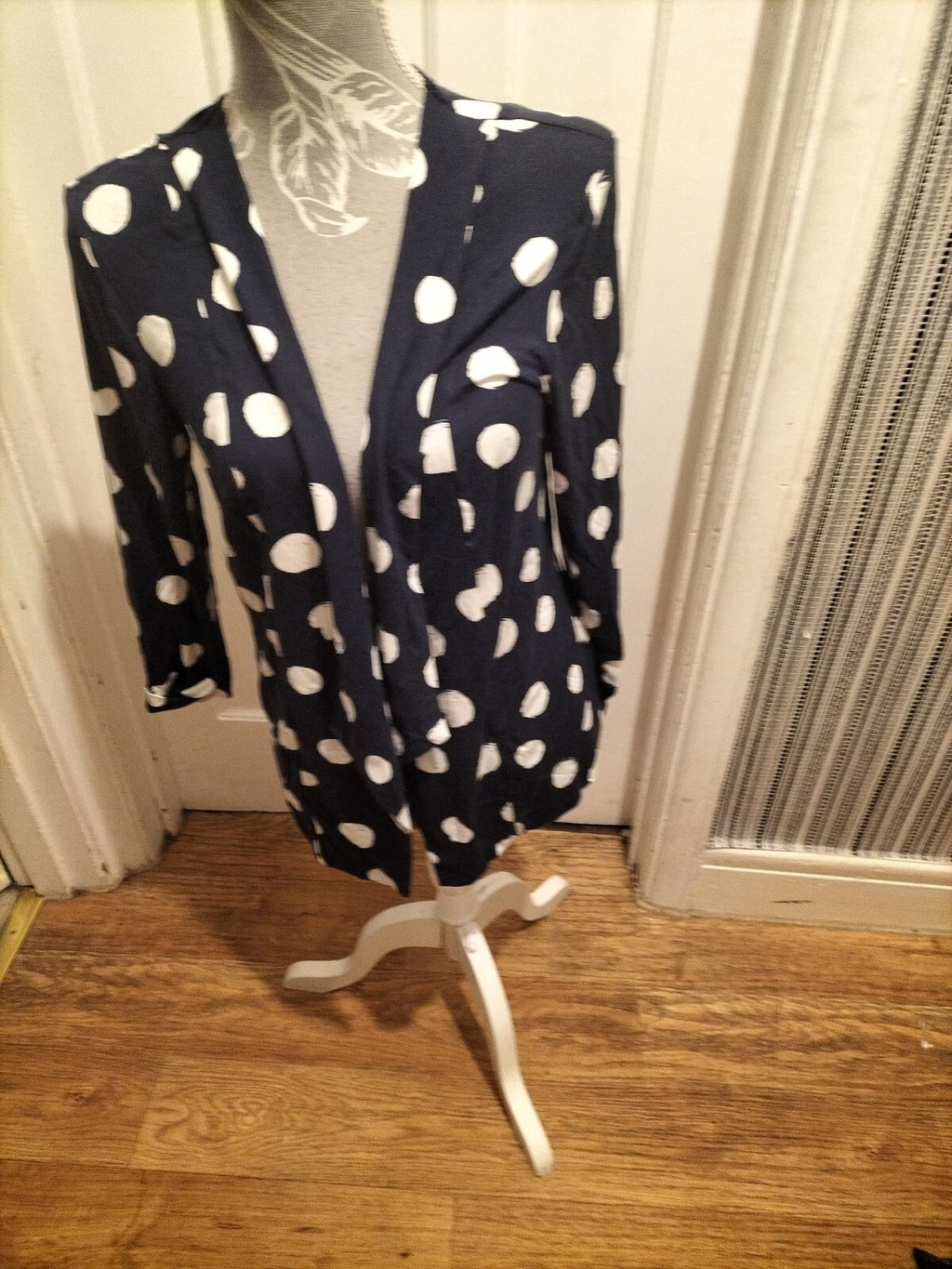 Ladies Roman 10 Spotted Open Cardigan