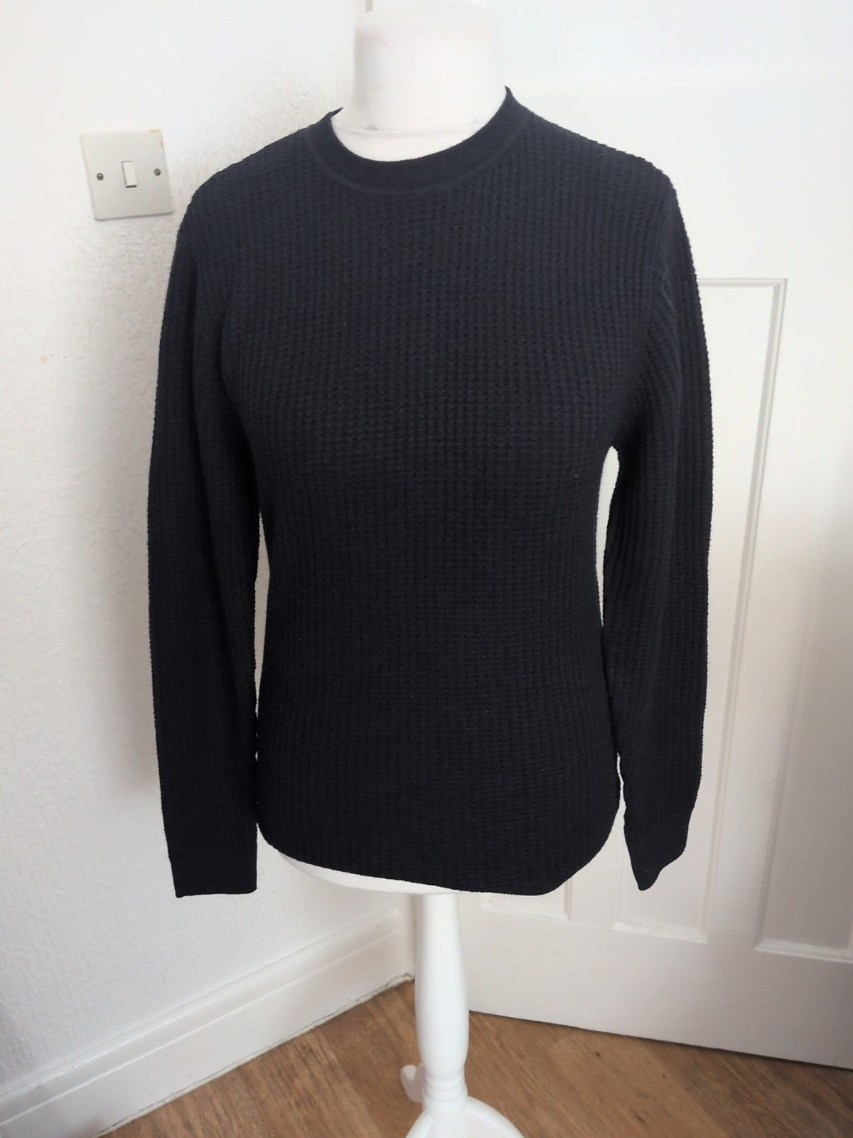 F&F Small Navy Long Sleeve Pullover Jumper