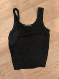 Select Small Black Sleeveless T-shirt