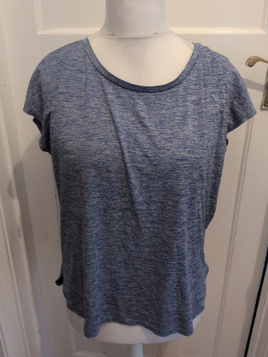 Souluxe Medium Blue Fleck Short Sleeve T-shirt