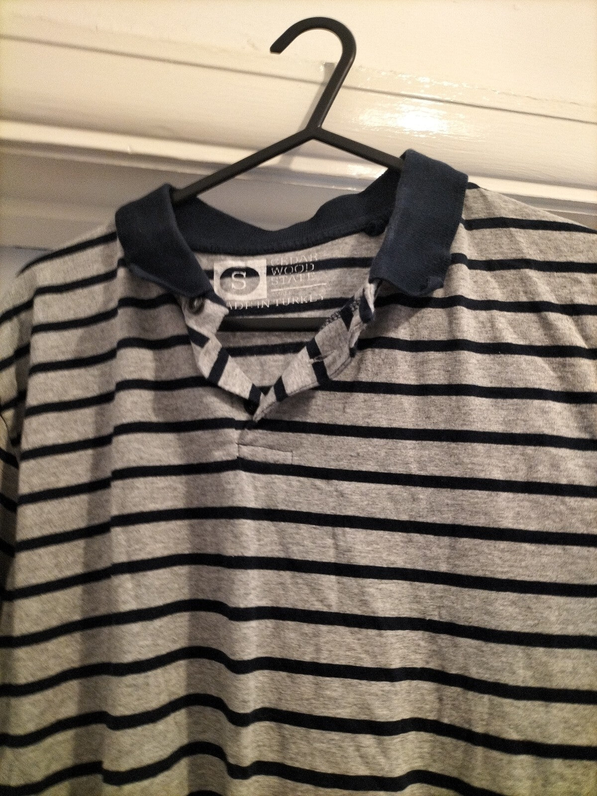 Mens Primark Size Small Striped Polo