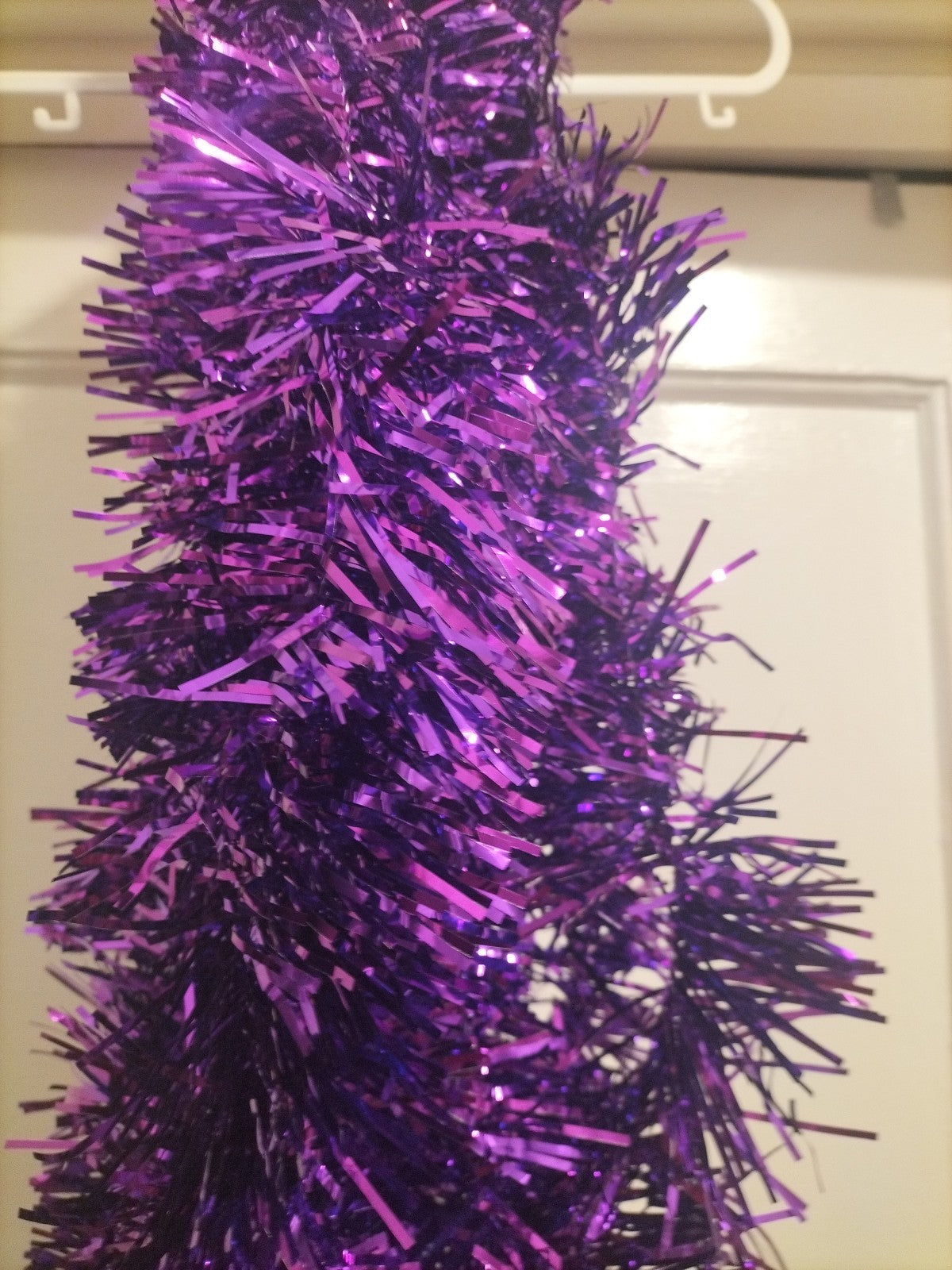 Brand new Purple 2M Christmas decoration Tinsel