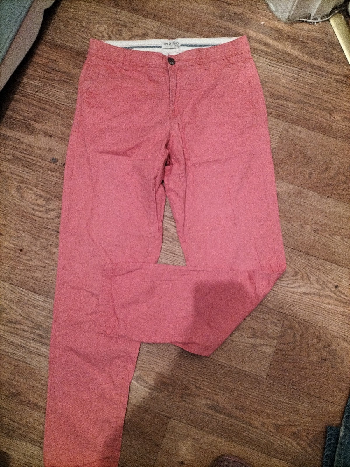 Ladies Indigo Size 8M Mango Coloured Trousers