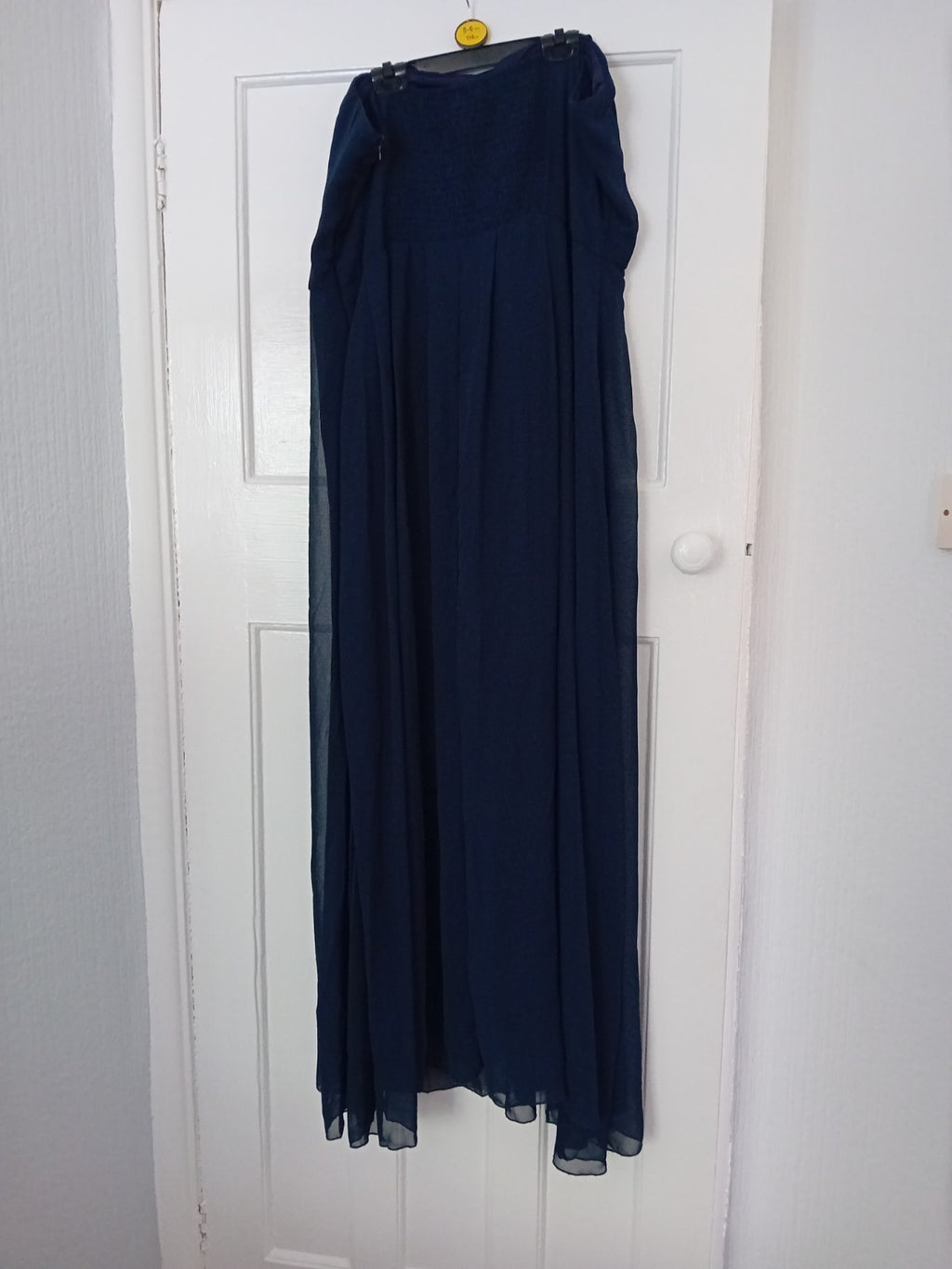 Ladies Strapless Navy Long Evening Dress Size 22 AX PARIS  free Delivery