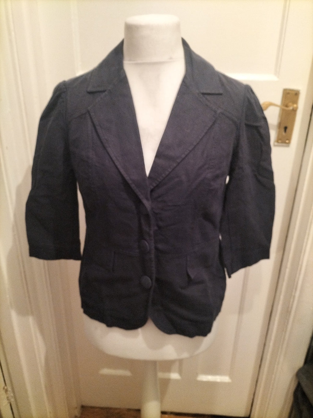 Ladies Per Una Size 10 Navy Blouse
