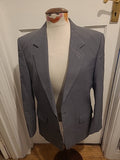 Mens Varteks Size 40chest Grey And white Padded Blazer