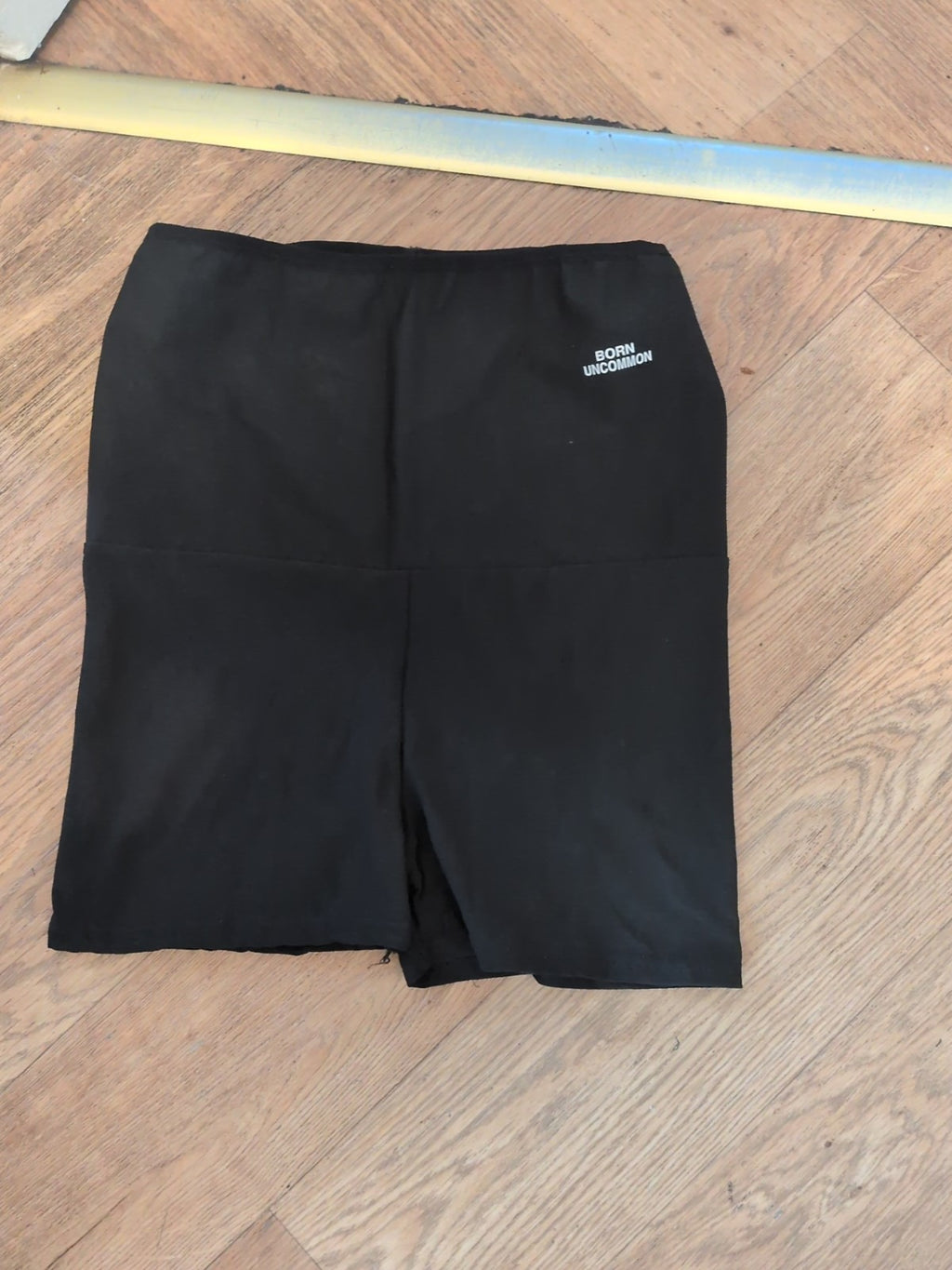 XL Black High Waist Gym Shorts