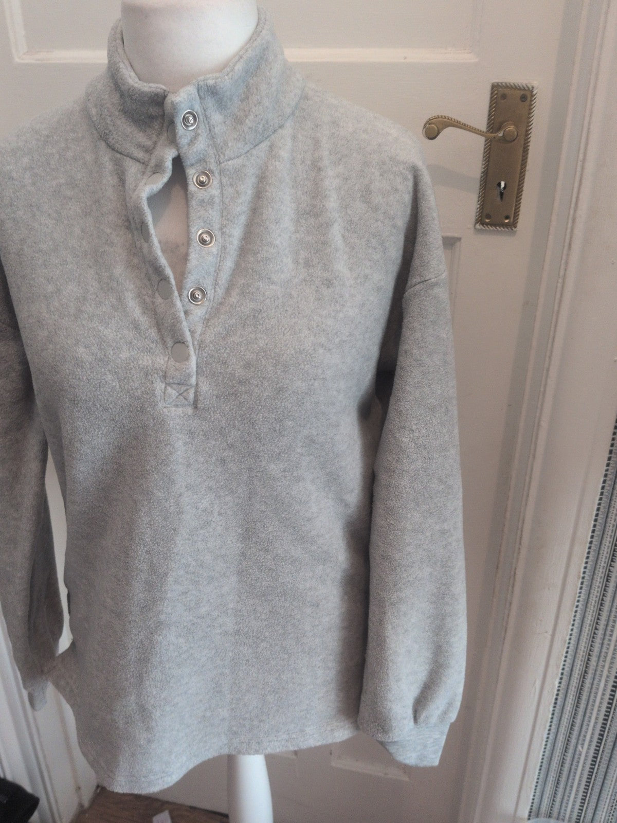 Damart 14-16 Grey Long Sleeve Pullover Jumper