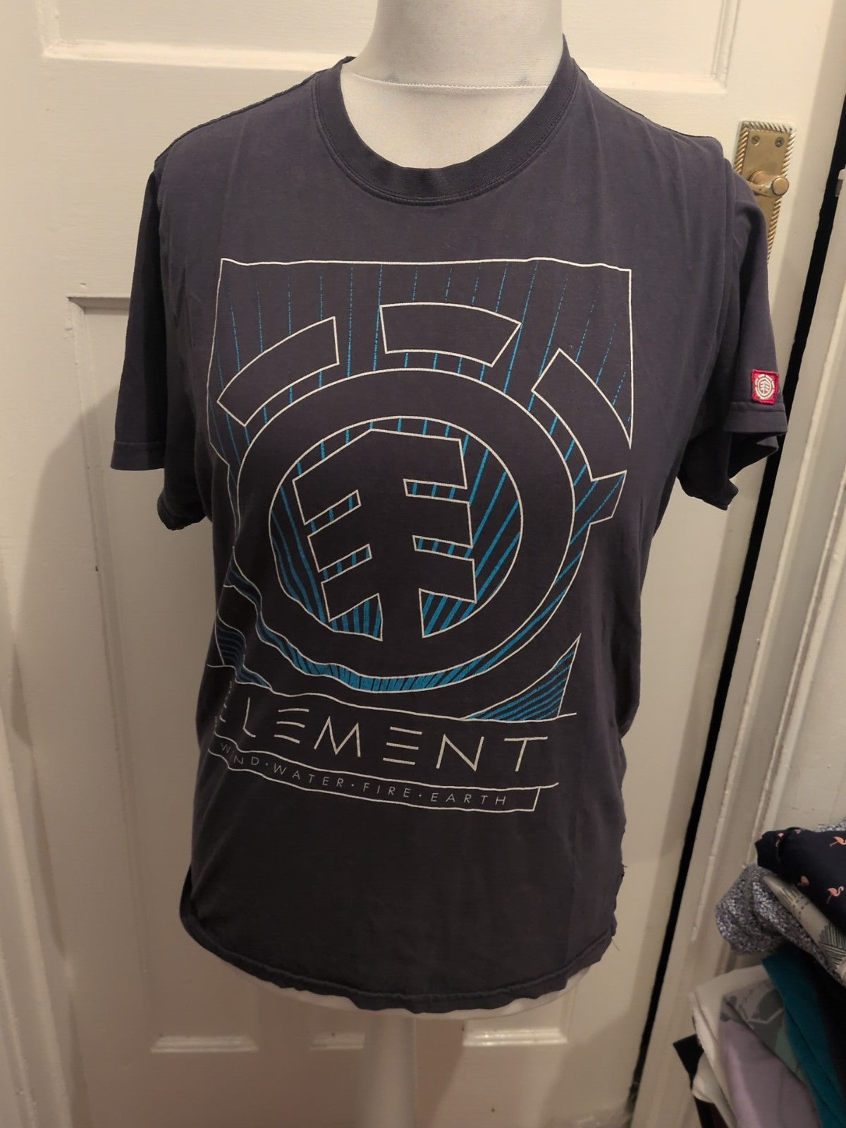 Element For Life Medium Navy Print Short Sleeve T-shirt