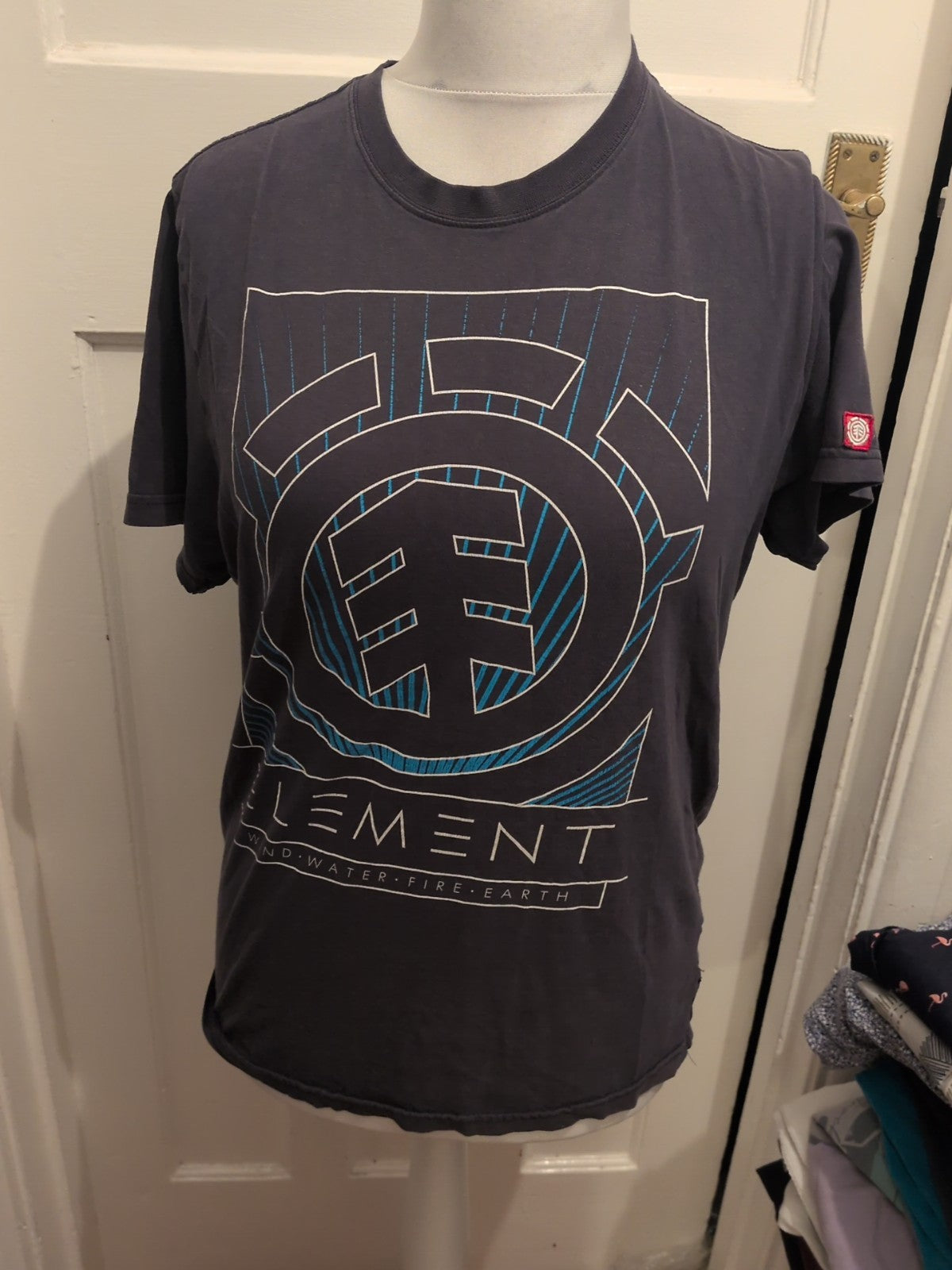 Element For Life Medium Navy Print Short Sleeve T-shirt