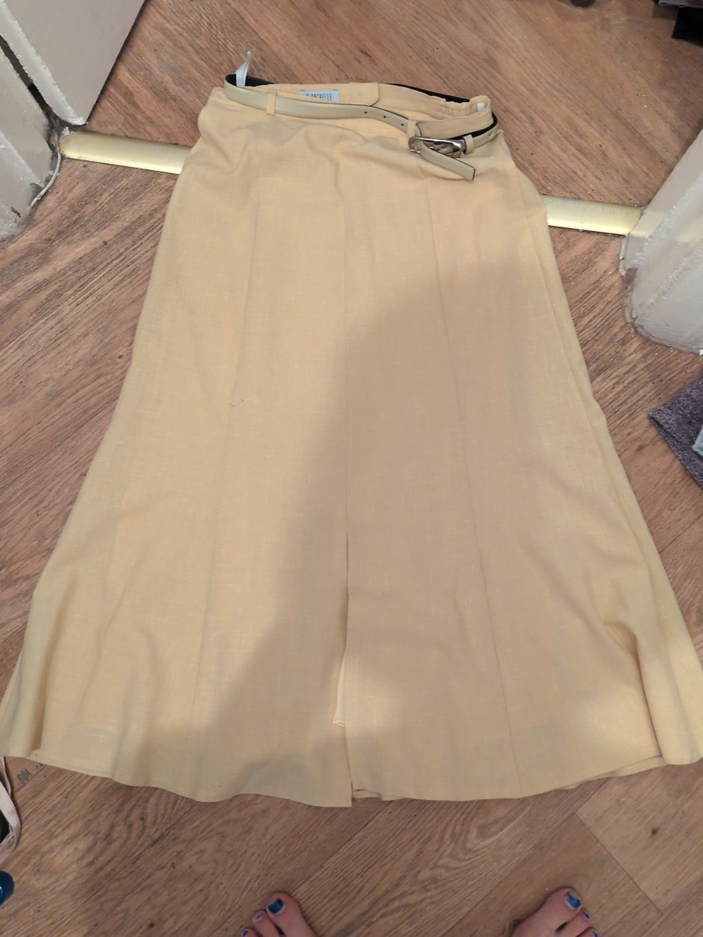 Blanchelle 12 Yellow Long Length Skirt Flare