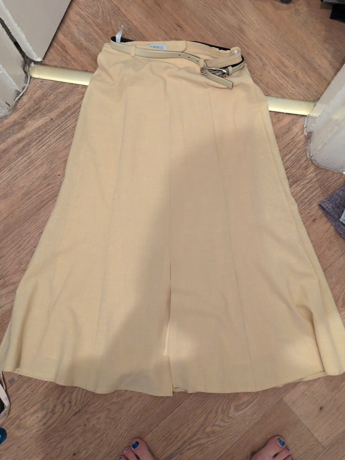 Blanchelle 12 Yellow Long Length Skirt Flare