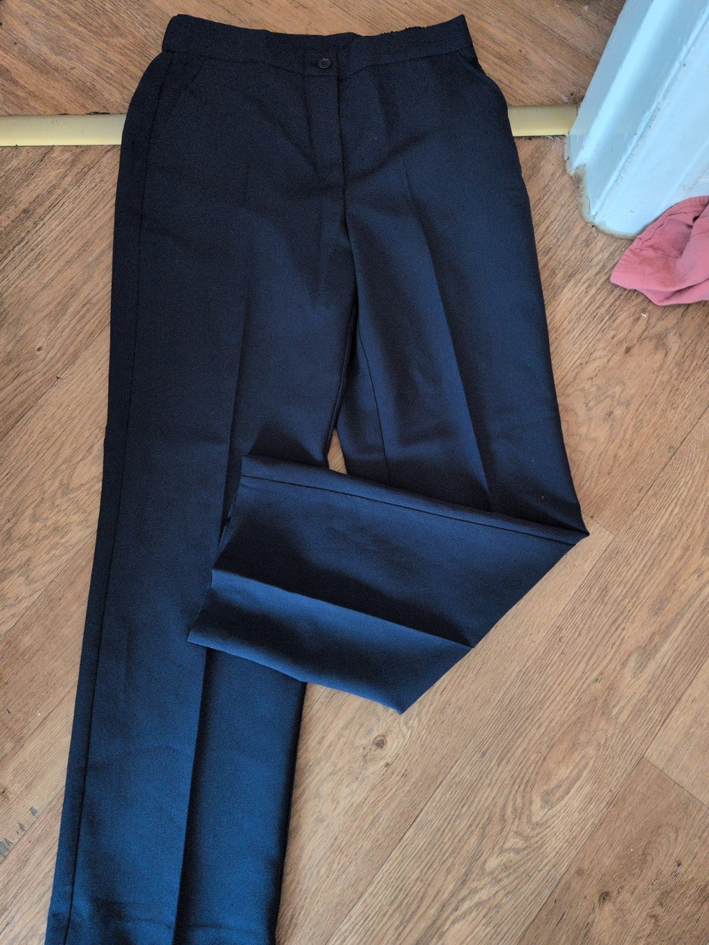 Damart 10 Navy Elasticated Smart Trousers