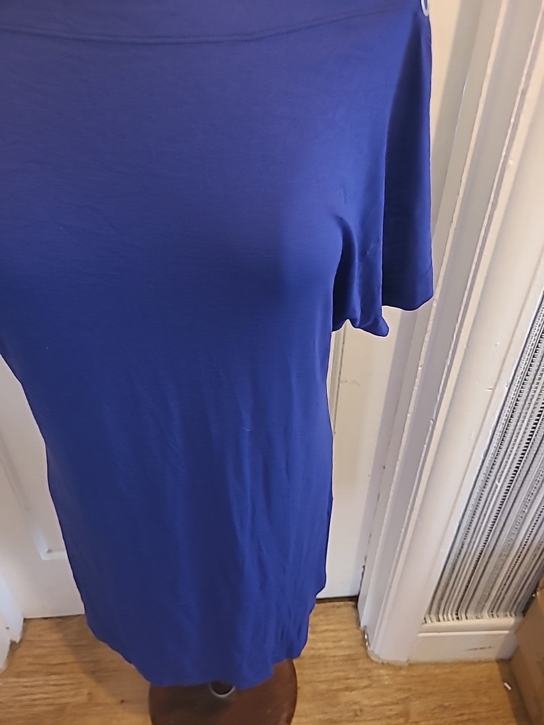 Ladies Next Size 12 Purple Short Sleeved Longline Top