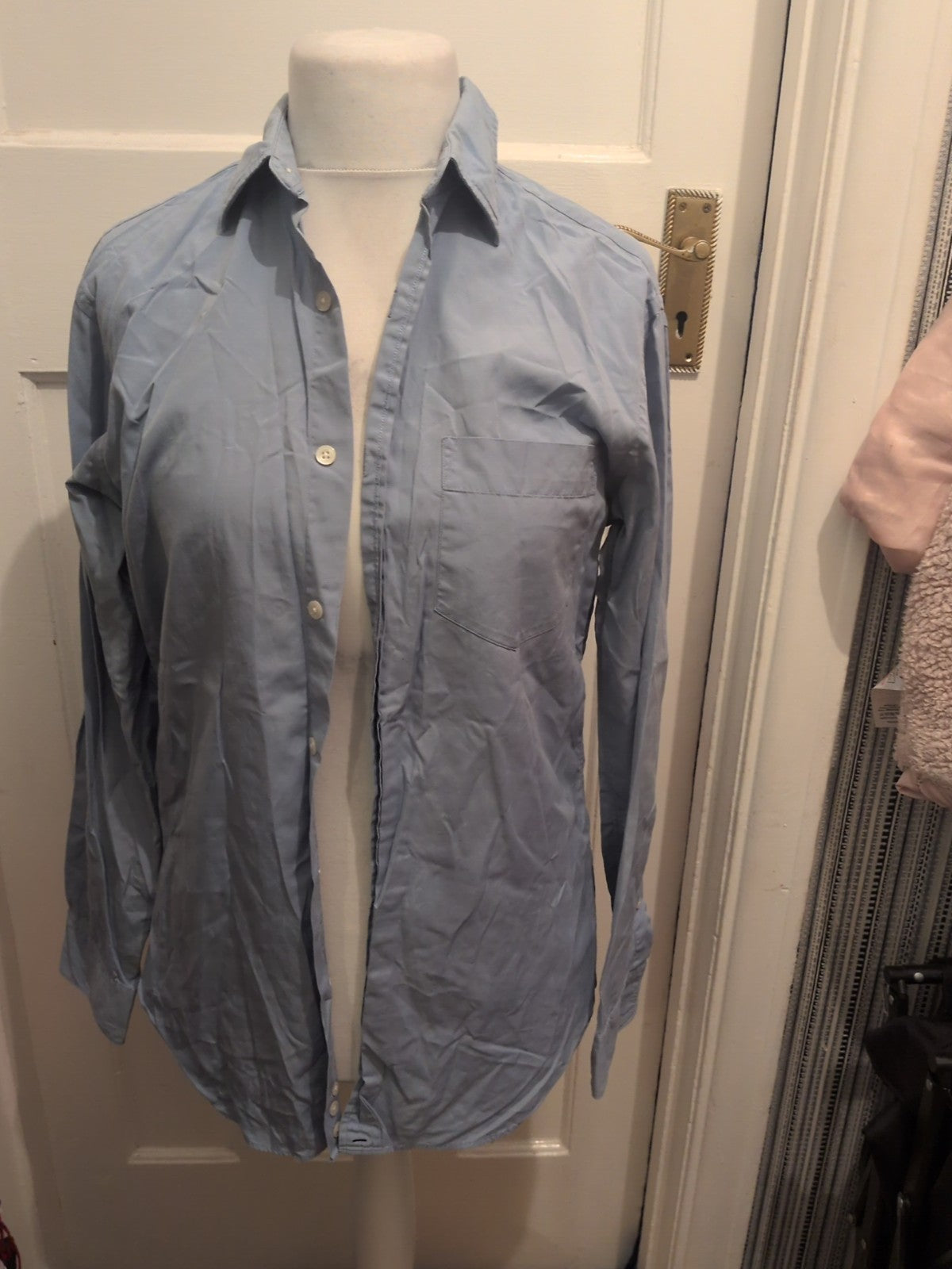 J.Crew 14.5-15 Blue Long Sleeve Shirt