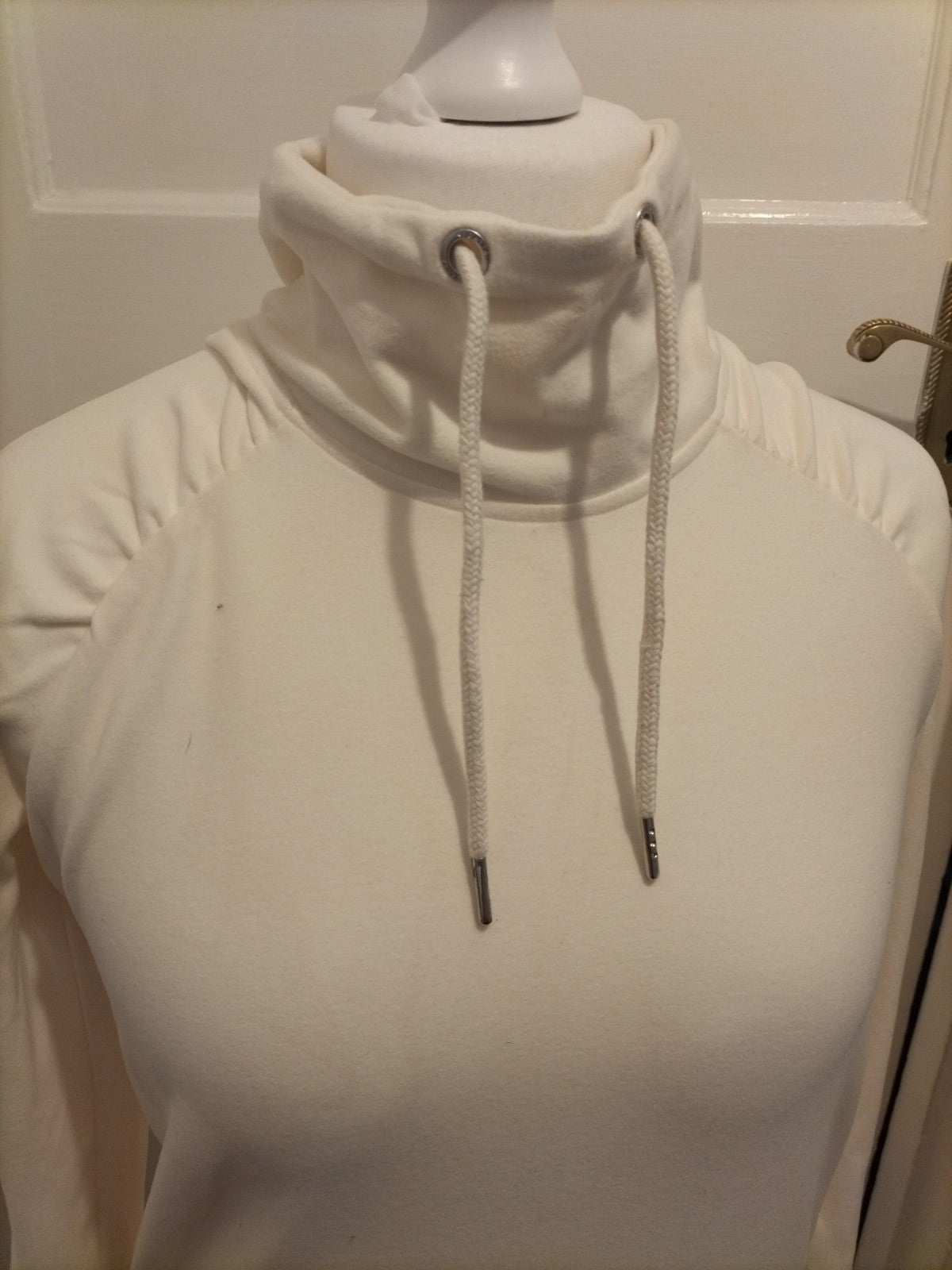 Ladies Regatta Size 8 Cream High Neck Jumper