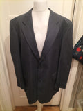 Mens C&A Size Large Navy Lined Padded Blazer