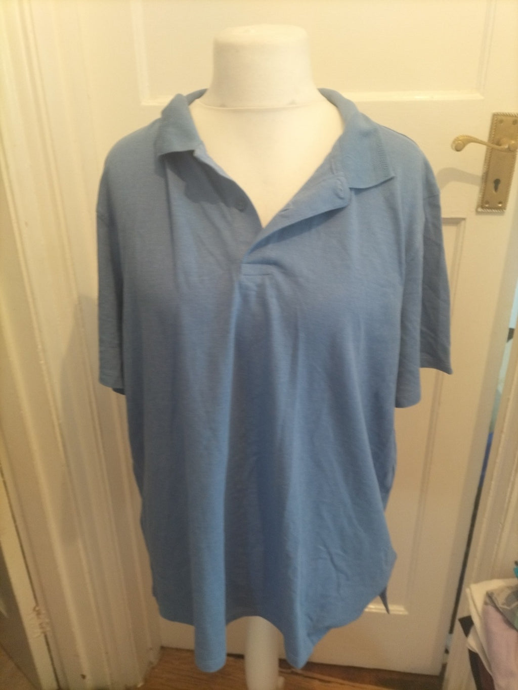 32⁰ Cool 2XL Blue Short Sleeve Polo