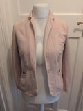 New Look 8 Pale Pink Buttoned Blazer