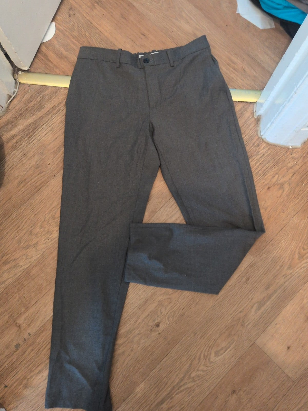 Mango 32" Grey Elasticated Trousers