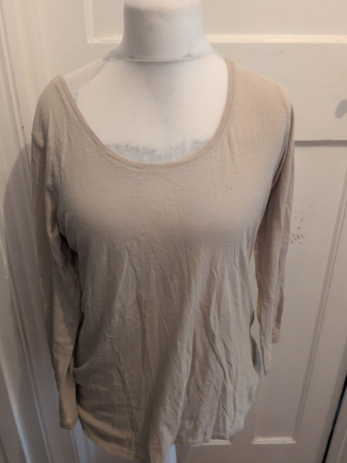 Rainbow 40/42 Beige Long Sleeve T-shirt