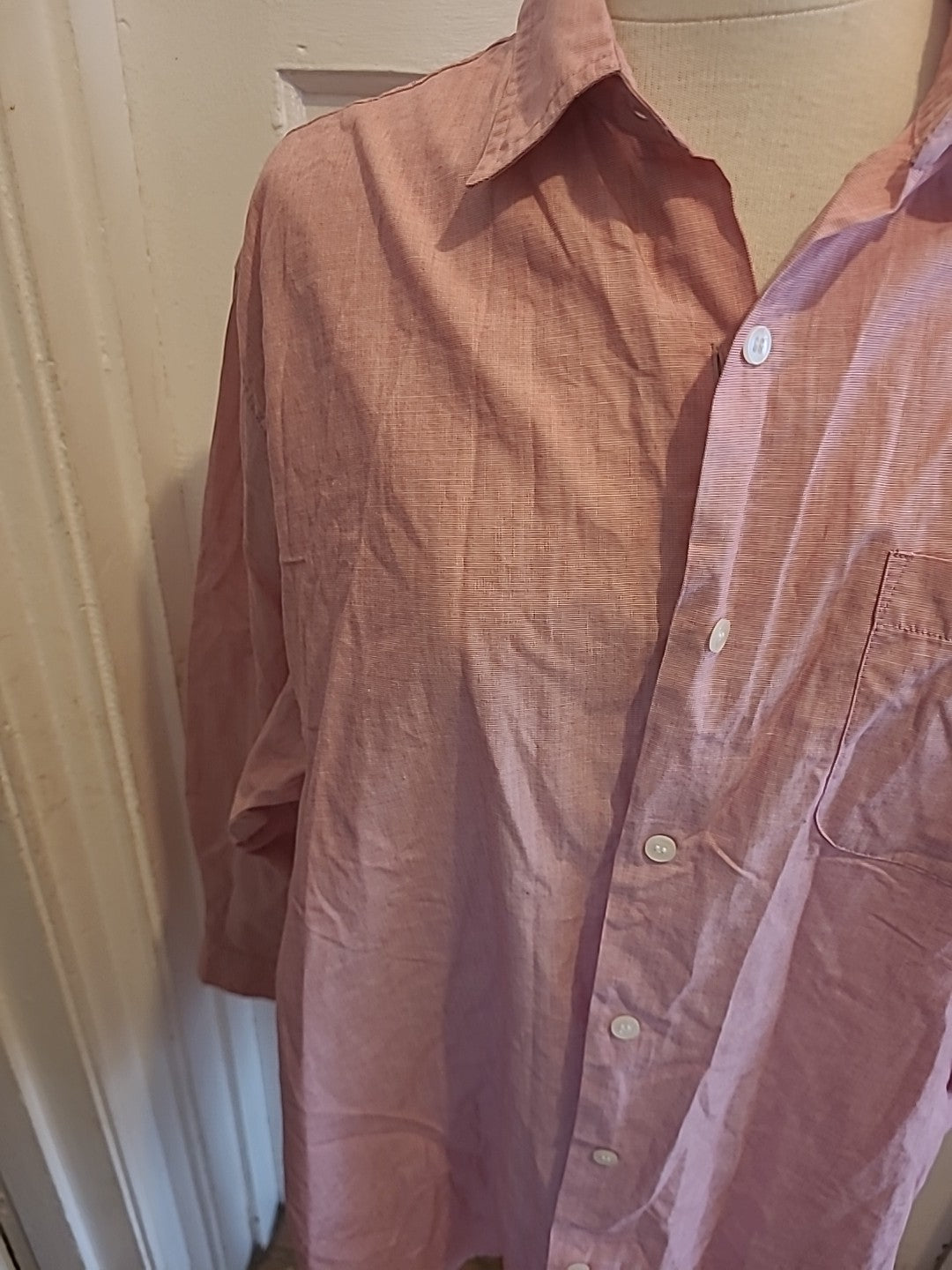 Ladies Maternity Size 16 Pink Short Sleeved Blouse